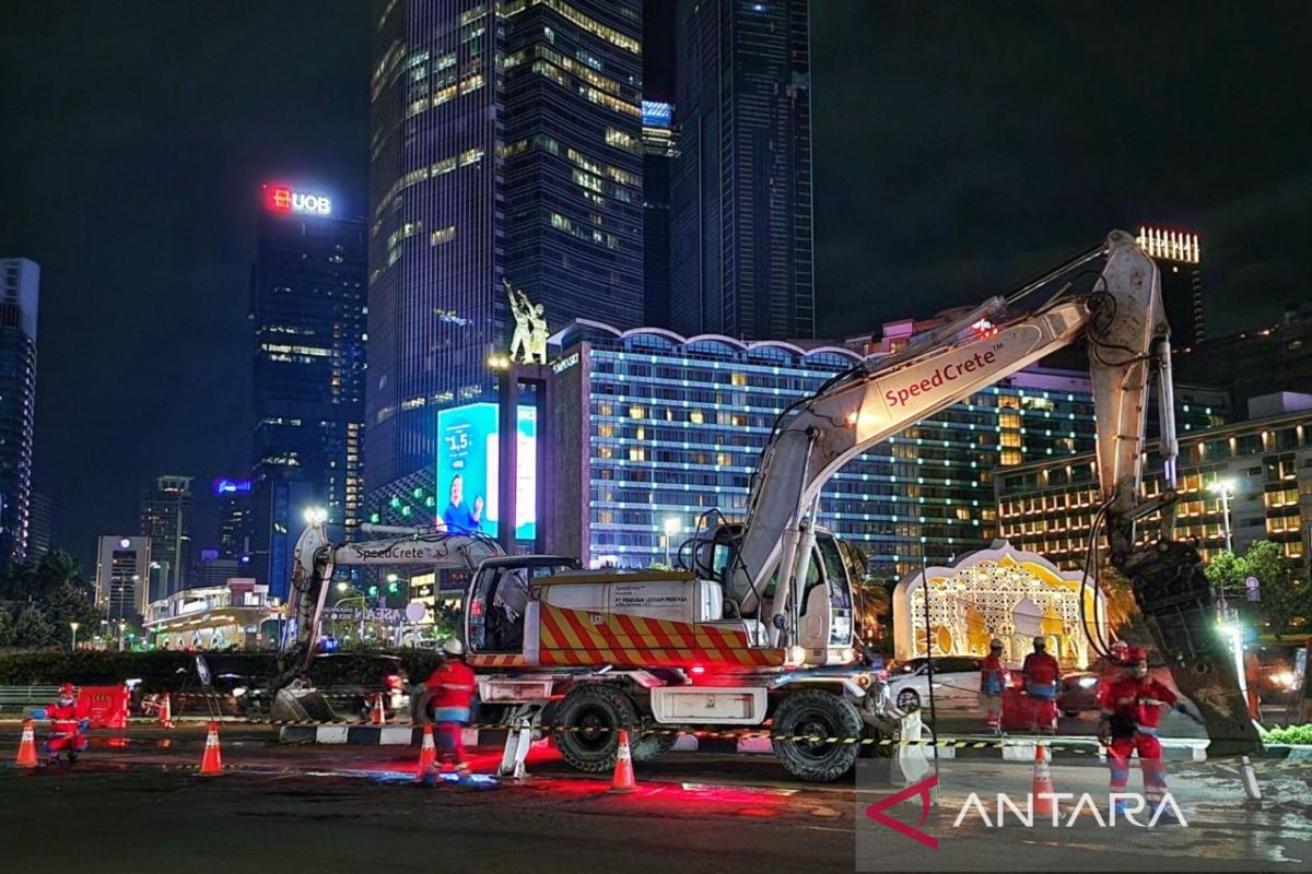 SIG perbaiki 14 koridor bus TransJakarta dengan beton cepat kering